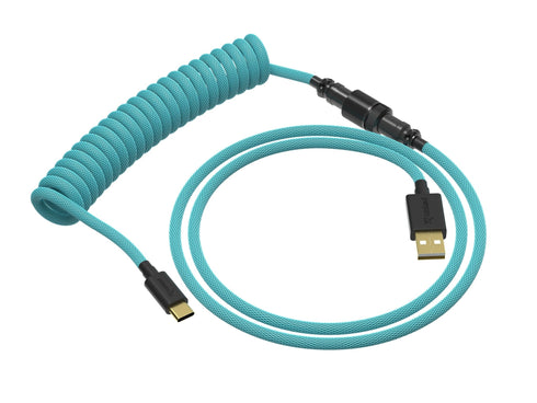 Coiled Keyboard Cable | 5-Pin Aviator Connector - Ranked
