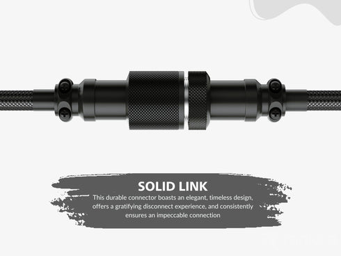 Coiled Keyboard Cable | 5-Pin Aviator Connector - Ranked