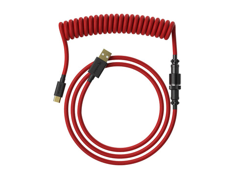 Coiled Keyboard Cable | 5-Pin Aviator Connector - Ranked