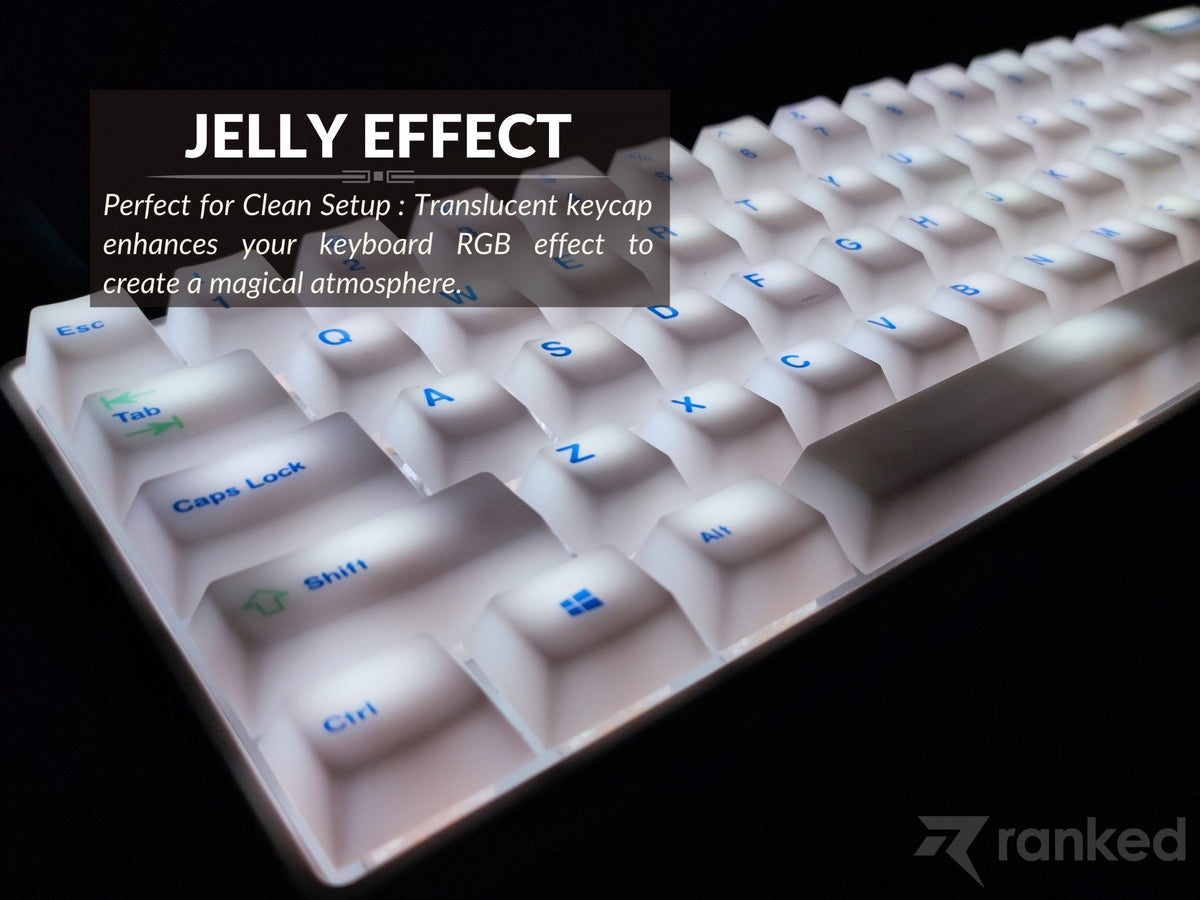 Dye Sublimation POM Jelly Keycaps (169 Keys) Ranked