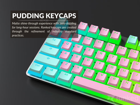 Pudding Keycaps v2 (145 Keys ) - Ranked