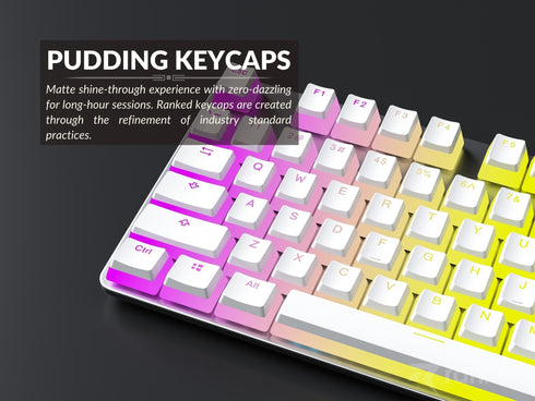 Pudding Keycaps v2 (145 Keys ) - Ranked