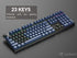 Rubberized TPR Keycaps - 23 Keys - Ranked