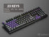 Rubberized TPR Keycaps - 23 Keys - Ranked