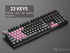 Rubberized TPR Keycaps - 23 Keys - Ranked