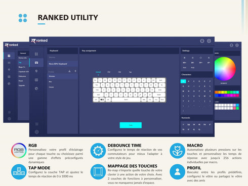 Supernova s60 Mechanical Gaming Keyboard - [ISO FR] – Ranked